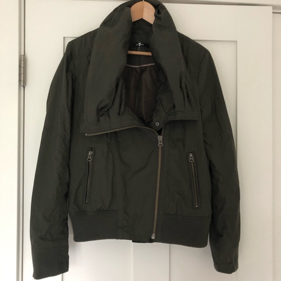❌ SOLD ❌ 7 For All Mankind Nylon Bomber Jacket - Picture 5 of 7